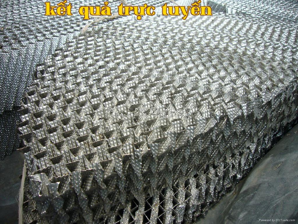 Vật liệu lấp đầy sóng bằng tấm lỗ cán kim loại